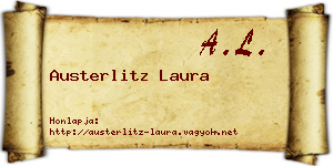 Austerlitz Laura névjegykártya